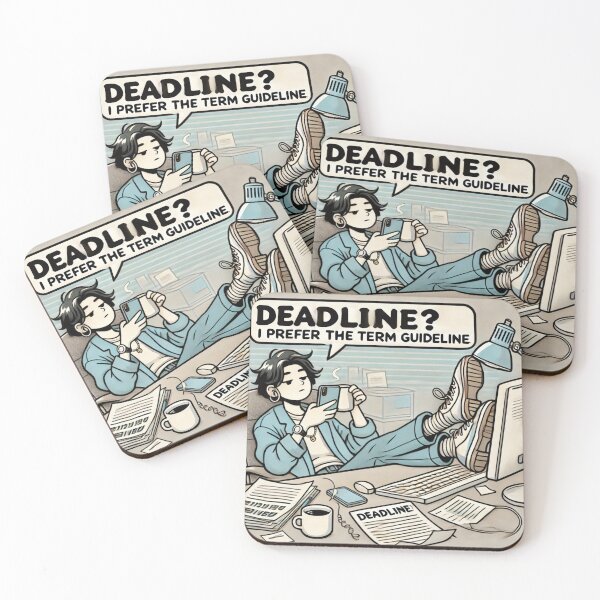 Item preview, Deadline Funny Office Quote Design designed and sold by MemeMakersLab.