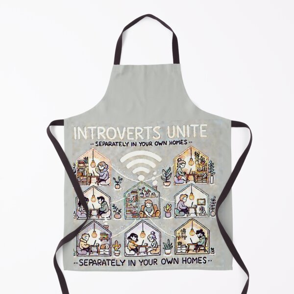 Item preview, Introverts Unite Separately Funny Quote designed and sold by MemeMakersLab.