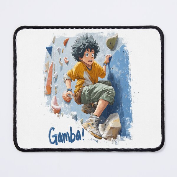 Item preview, Anime Rock Climber – Gamba! Inspiring Sports Art designed and sold by BeetleDots.
