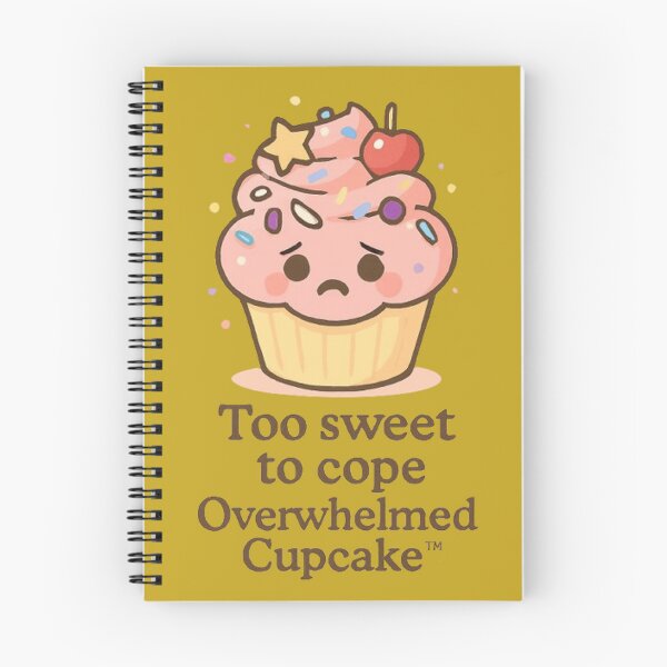 Item preview, Overwhelmed Cupcake™ – Pastel Parody Dessert Design designed and sold by VibeCraft3.