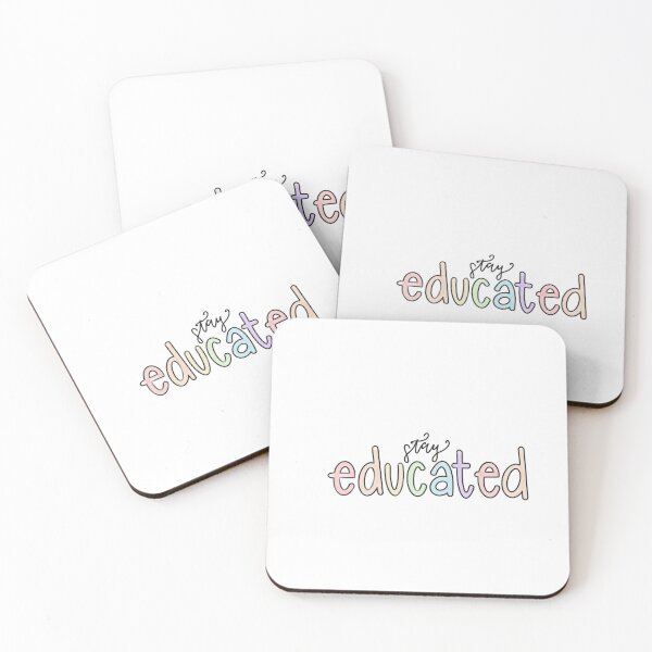 Item preview, stay educated sticker designed and sold by byrd's shop.