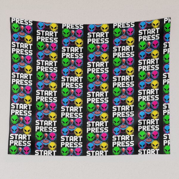 Item preview, Press Start – Retro Pixel Arcade Gaming Neon Design designed and sold by Taans-Creation.