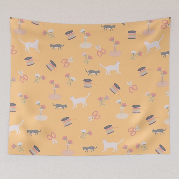 Item preview, Cat and Kittens  designed and sold by BroccolinPeach.