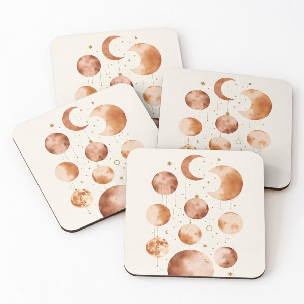 Item preview, Boho Moons and Stars designed and sold by Mary Spencer.