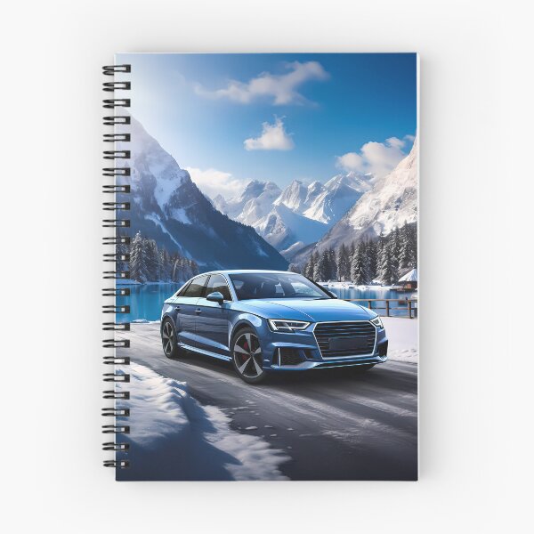 Item preview, Sleek Sedan Shines In Alpine Setting Under Clear Skies designed and sold by RevUpDesign.