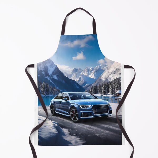 Item preview, Sleek Sedan Shines In Alpine Setting Under Clear Skies designed and sold by RevUpDesign.