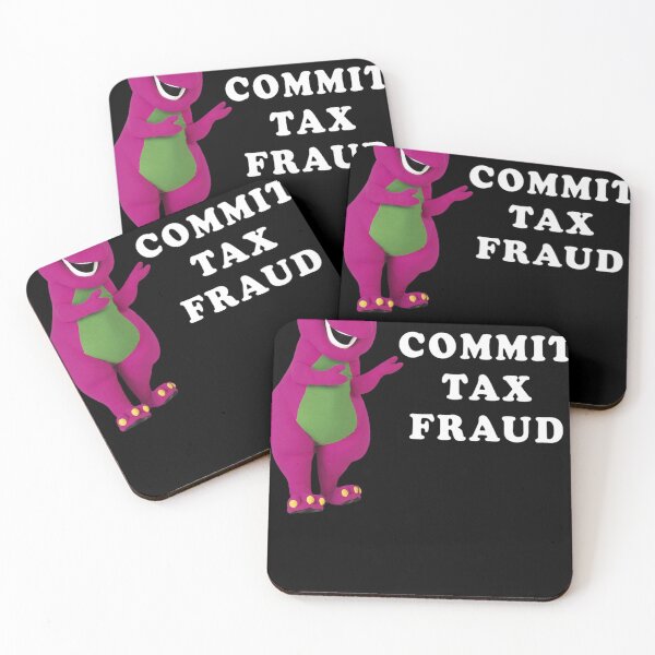 Item preview, B A R N E Y-Commit-Tax-Fraud Customize  designed and sold by ShanaNolazcoca.