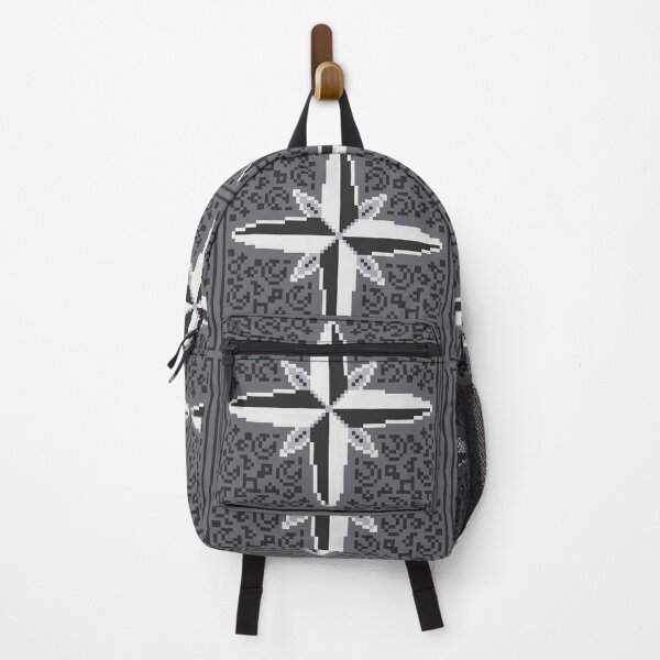 Item preview, Grey Pixel Art Compass Rose designed and sold by FlyingJackalope.