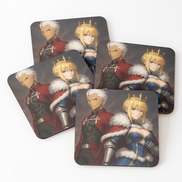 Item preview, Archer Saber Fate Stay Night Anime Heroic Alliance designed and sold by riadjamai.