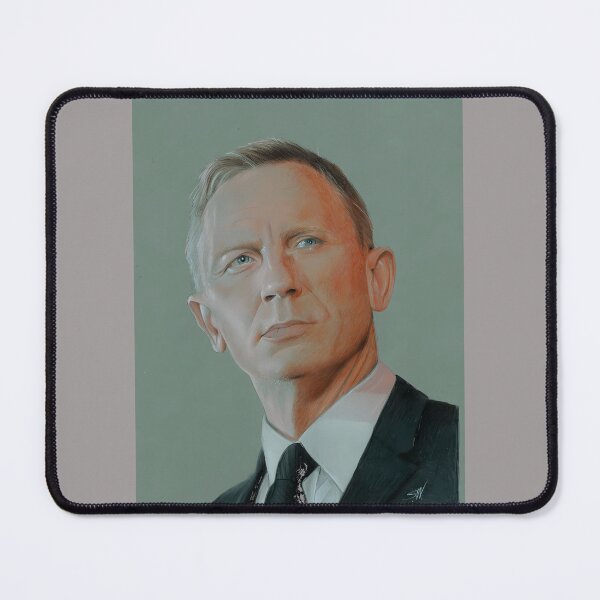 Item preview, DANIEL-CRAIG-COLOURED-ENCIL-PORTRAIT designed and sold by JamesNicholsa.