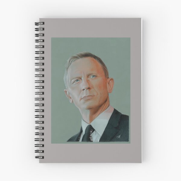 Item preview, DANIEL-CRAIG-COLOURED-ENCIL-PORTRAIT designed and sold by JamesNicholsa.