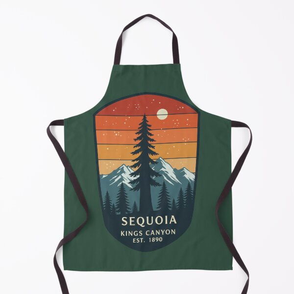 Item preview, Vintage Sequoia Kings Canyon Badge Design – National Park Adventure Sunset Art designed and sold by NoctaHike.