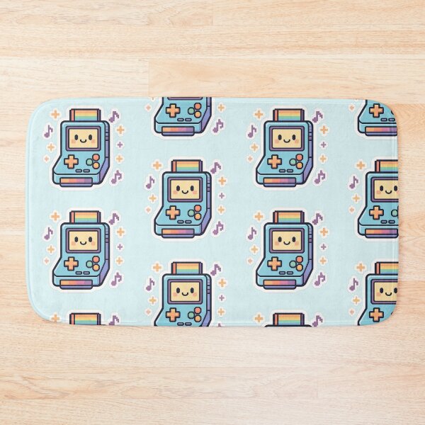 Item preview, Pastel Retro Game Console – Kawaii Handheld Gamer Sticker designed and sold by KrintoryTees.