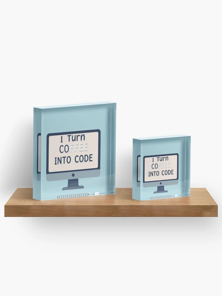 Thumbnail 3 of 5, Acrylic Block, coding , code designed and sold by ALIIARTT.
