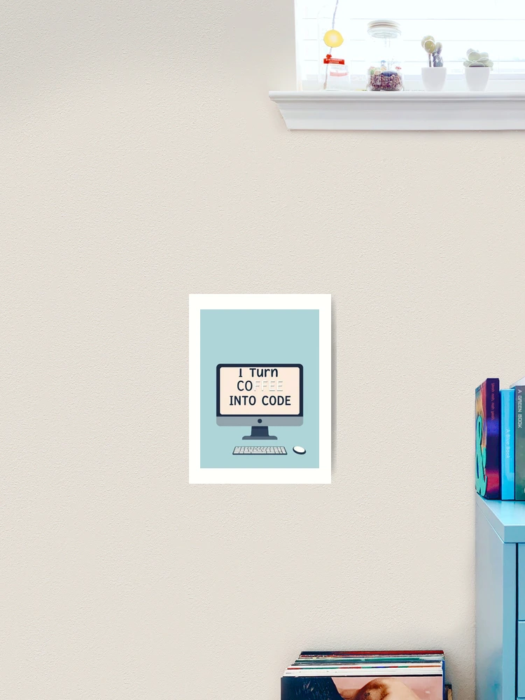 Thumbnail 2 of 3, Art Print, coding , code designed and sold by ALIIARTT.