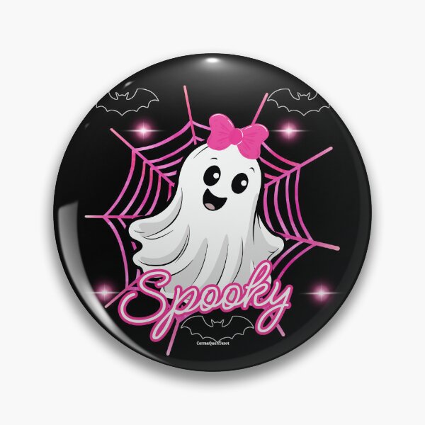 Item preview, Spooky Pink Bow Ghost Design designed and sold by CarmaQuanTarot.