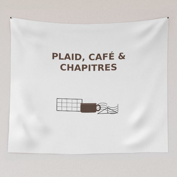 Item preview, PLAID, COFFEE & CHAPTERS designed and sold by MelVibes.