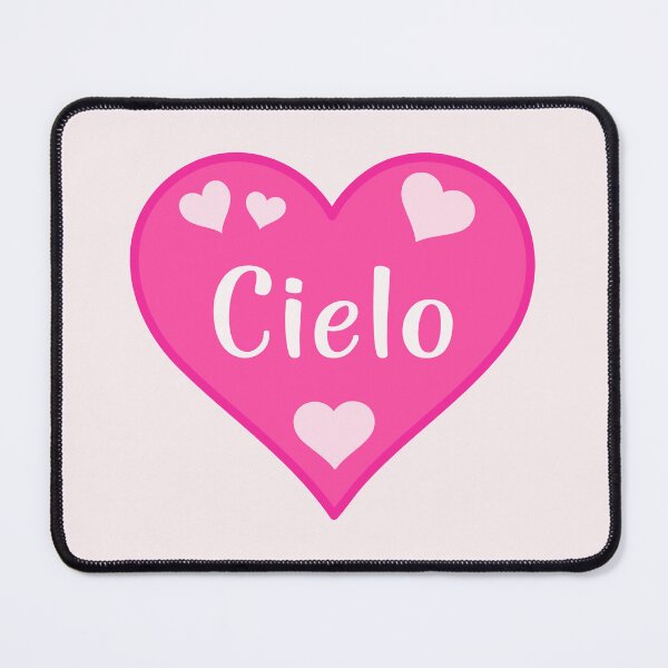 Item preview, Cielo Name Pink Heart  designed and sold by Jeallan Designs.