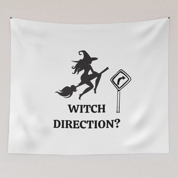 Item preview, Witch Direction • ¿Qué Bruja Dirección? • Qual Bruxa Direção? designed and sold by LenaBlueDesigns.