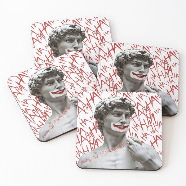 Item preview, David as the Joker | Funny Renaissance Parody Meme Art designed and sold by The Classics Freak.