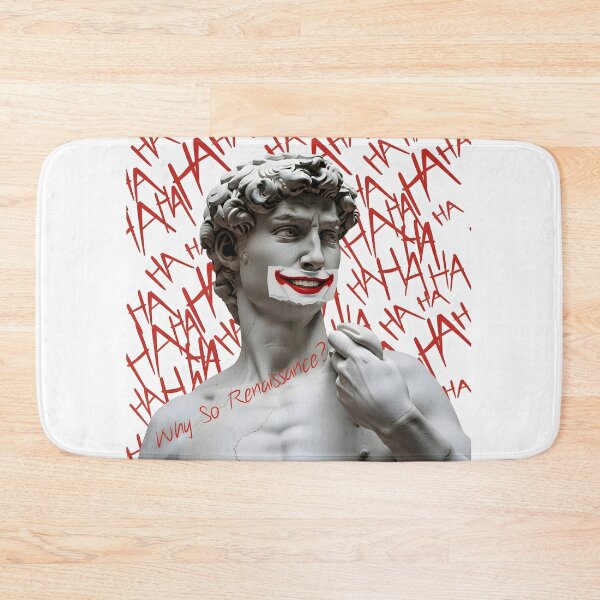 Item preview, David as the Joker | Funny Renaissance Parody Meme Art designed and sold by The Classics Freak.