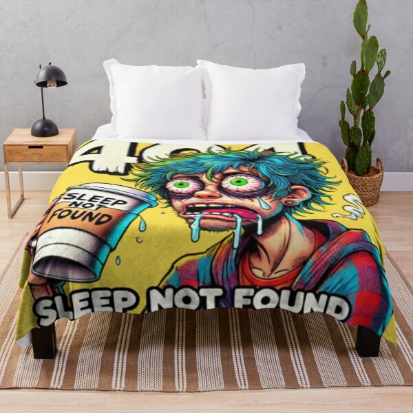 Item preview, 404 Sleep Not Found – Funny Exhausted Meme Design designed and sold by MemeMakersLab.
