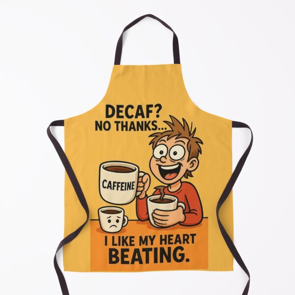Item preview, Decaf? No Thanks – Funny Coffee Meme Design designed and sold by MemeMakersLab.
