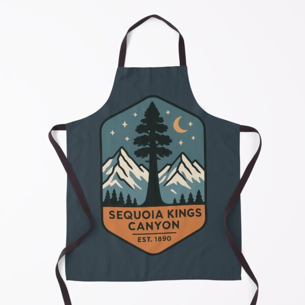 Item preview, Copy of Vintage Sequoia Kings Canyon Badge Design – National Park Adventure Sunset Art designed and sold by NoctaHike.