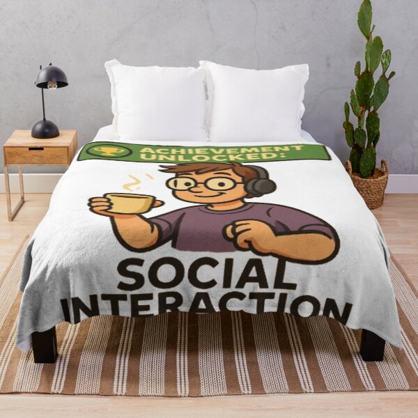 Item preview, Achievement Unlocked: Social Interaction designed and sold by MemeMakersLab.