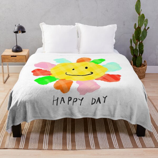 Item preview, Happy Day – Rainbow Smiley Sun designed and sold by whitebox-.