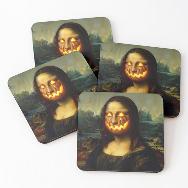 Item preview, Pumpkin Mona Lisa | Funny Halloween Da Vinci Parody designed and sold by The Classics Freak.