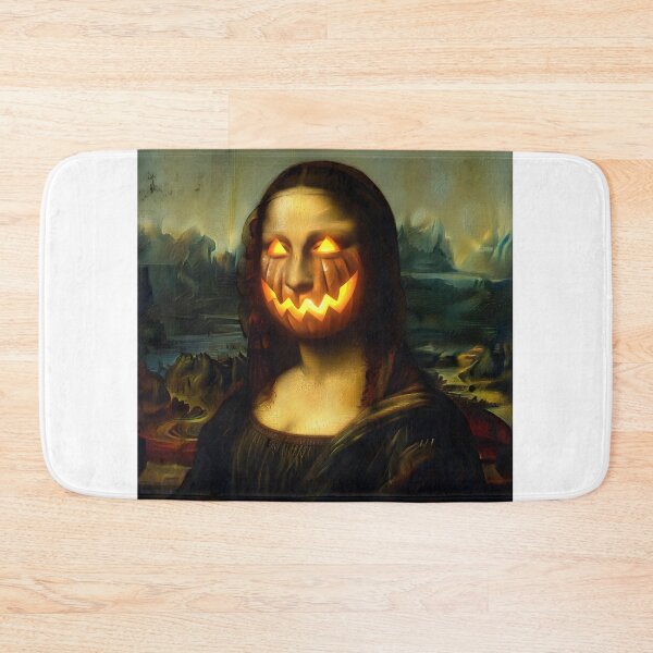 Item preview, Pumpkin Mona Lisa | Funny Halloween Da Vinci Parody designed and sold by The Classics Freak.