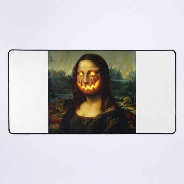 Item preview, Pumpkin Mona Lisa | Funny Halloween Da Vinci Parody designed and sold by The Classics Freak.