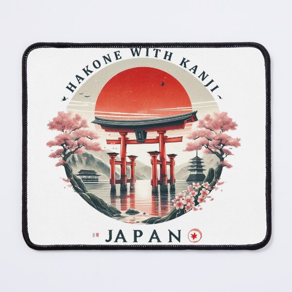 Item preview, Vintage Hakone with Kanji Torii Gate designed and sold by devonclemon.