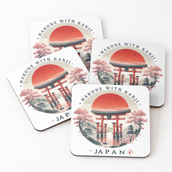 Item preview, Vintage Hakone with Kanji Torii Gate designed and sold by devonclemon.