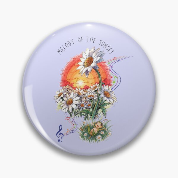 Item preview, Sunset Melody The Cricket and the Daisies designed and sold by Ciervo Primavera.