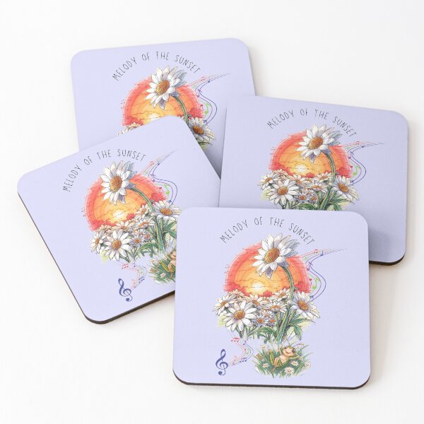Item preview, Sunset Melody The Cricket and the Daisies designed and sold by Ciervo Primavera.