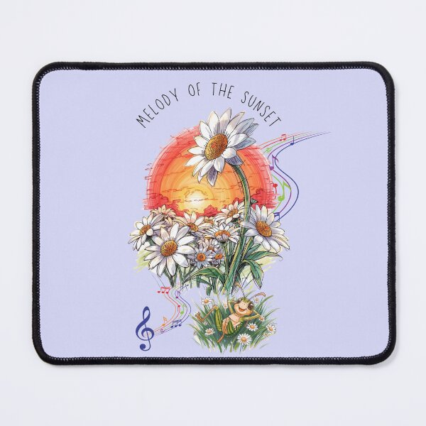 Item preview, Sunset Melody The Cricket and the Daisies designed and sold by Ciervo Primavera.