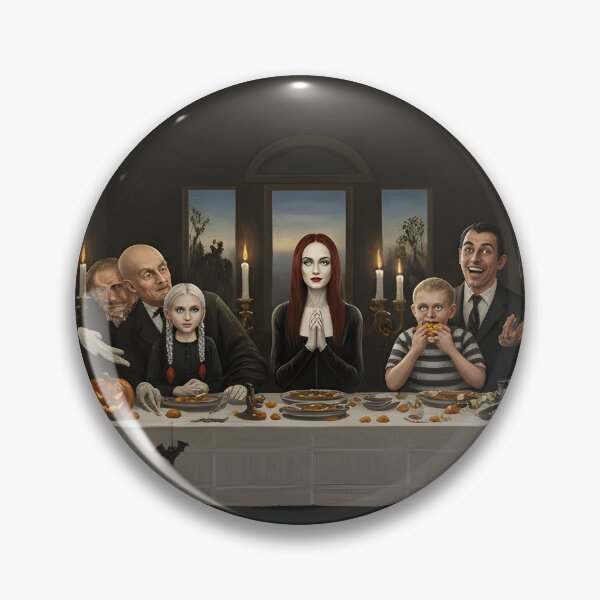 Item preview, The Addams Family Supper | Halloween Parody of The Last Supper designed and sold by The Classics Freak.