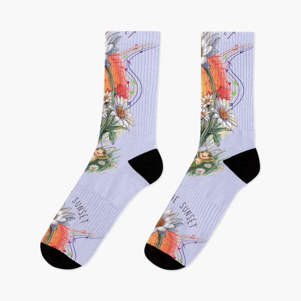 Item preview, Sunset Melody The Cricket and the Daisies designed and sold by Ciervo Primavera.