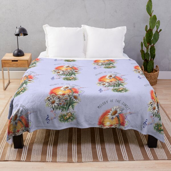 Item preview, Sunset Melody The Cricket and the Daisies designed and sold by Ciervo Primavera.