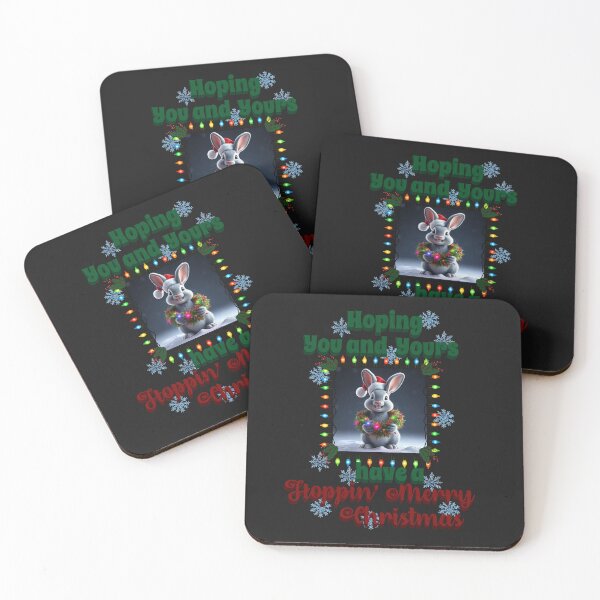 Item preview, Hoppin" Merry Christmas designed and sold by CammiesShop.