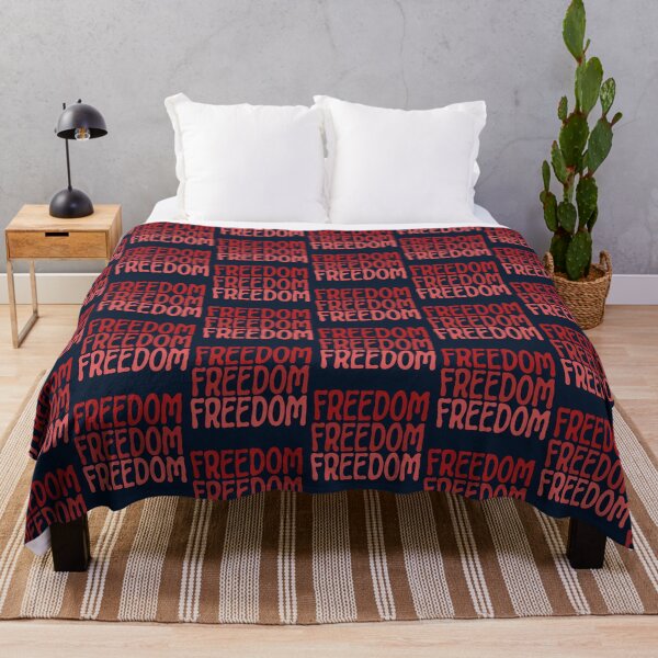 Item preview, Freedom Freedom Freedom – Bold Statement Typography Design designed and sold by GracefulPODshop.