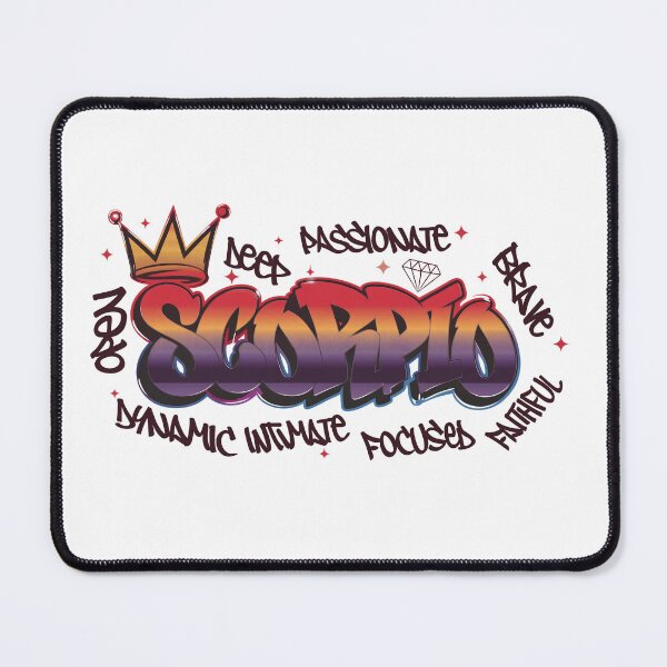 Item preview, Scorpio Zodiac Personality Graphic – Astrology Star Sign Design for Passionate Scorpios designed and sold by JoeZigns81.