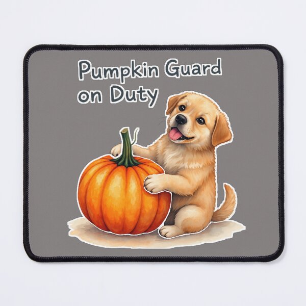 Item preview, Cute Dog with Halloween Pumpkin designed and sold by ShimaiStore.