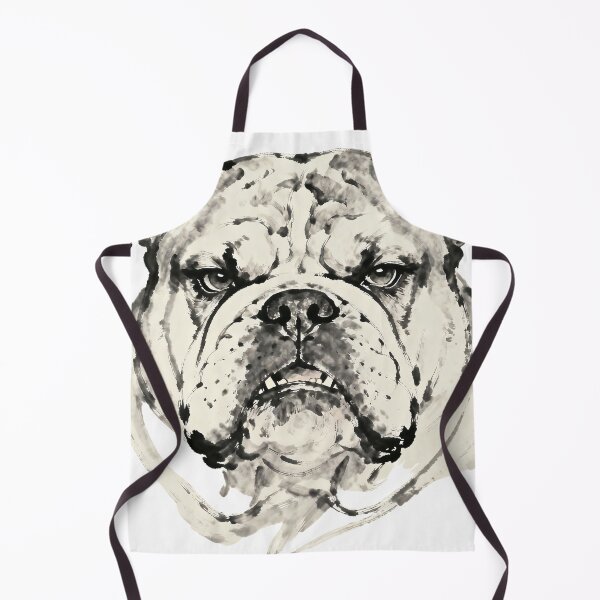 Item preview, Bulldog Ink Painting Close-up designed and sold by forget45studio.