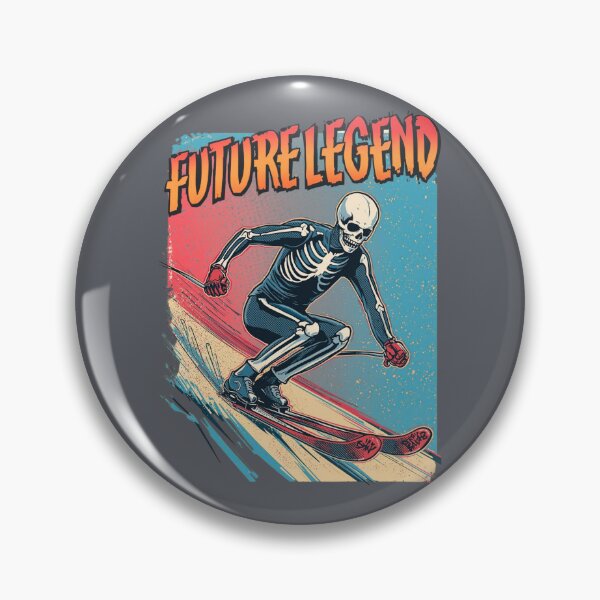 Item preview, Future Skiing Legend Skeleton designed and sold by Zakrytos ★★★★★.
