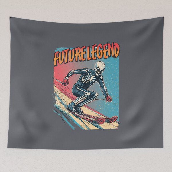 Item preview, Future Skiing Legend Skeleton designed and sold by Zakrytos ★★★★★.
