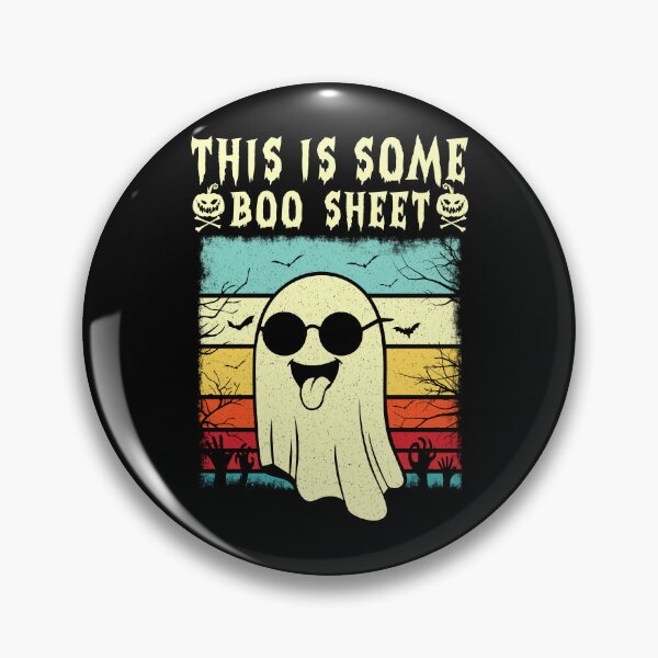 Item preview, This Is Some Boo Sheet – Funny Retro Ghost Halloween designed and sold by Galaxi Tee.