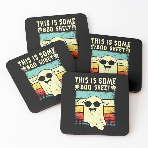 Item preview, This Is Some Boo Sheet – Funny Retro Ghost Halloween designed and sold by Galaxi Tee.